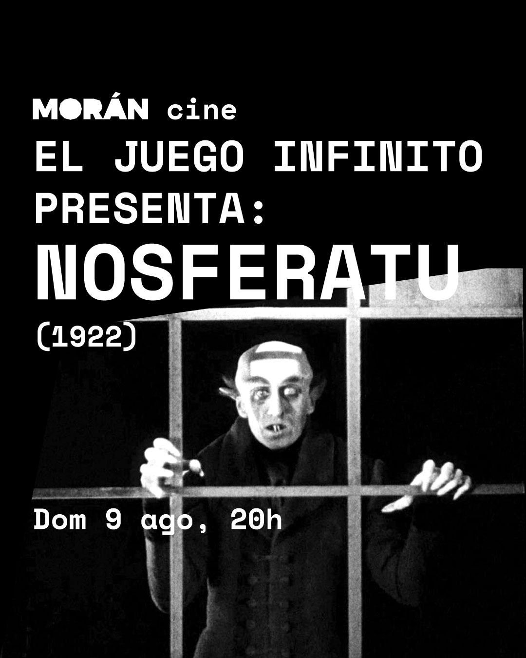 Flyer de Nosferatu en Cultural Morán